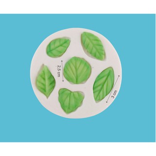 Molde Silicone Biscuit Confeitaria - 6 Folhas