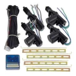 Kit De Travas Elétrica 4 Portas Duplo Comando Universal 4 Portas Dupla Serventia