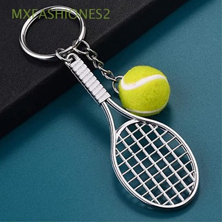 MXFASHIONES2 Mini Chaveiro De Metal Para Raquete De Tênis Com Pingente De 6 Cores