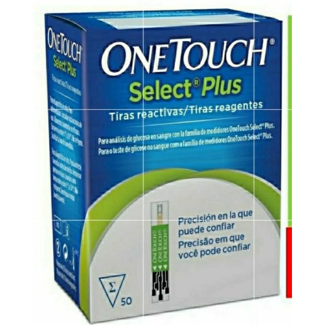 50 tiras One touch Select Plus Original