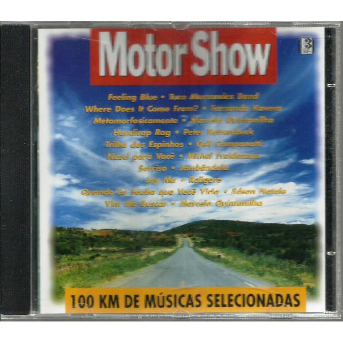 1010 Mcd- Cd Original 1997- Motor Show- 100 Km De Músicas Selecionadas- Volume  1- Coletânea Produzida Por Corciolli
