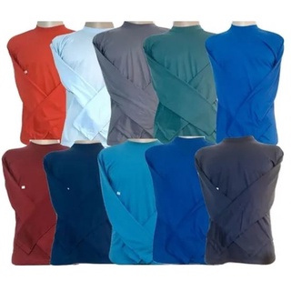 KIT COM 5 CAMISETAS TOP SHOW MALHA FRIA MANGA LONGA
