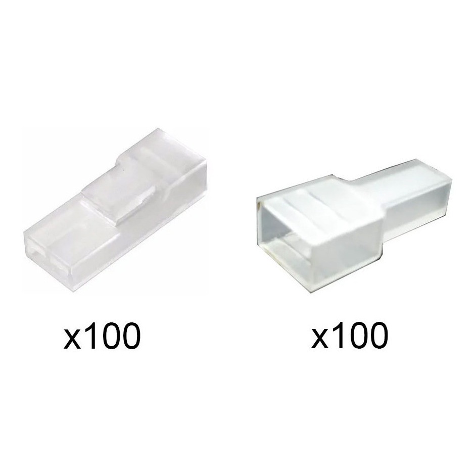 Kit Capa Luva Femea Com Trava + Macho 100und Cada