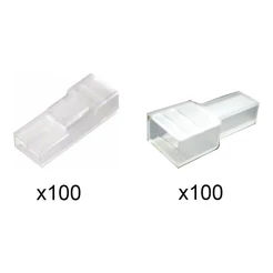 Kit Capa Luva Femea Com Trava + Macho 100und Cada
