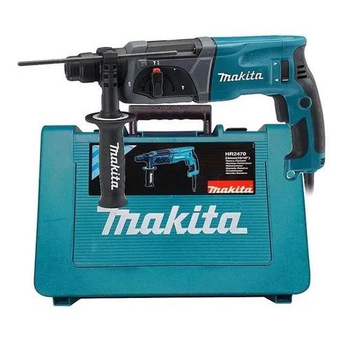 Martelete Makita HR2470 azul-turquesa com 800 W  - 220V