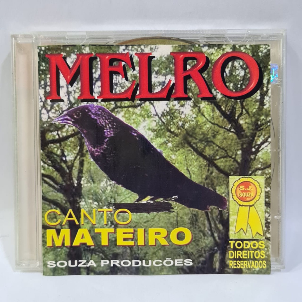 CD Série Pássaros do Brasil - Canto Mateiro - Melro Pássaro Passarinho