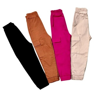 Calça Militar Cargo Infantil Menina Mini Diva Blogueirinha