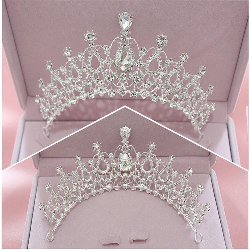 Aniversário Diadem Casamento Coroa De Noiva Tiara Em Forma De Gota De Água De Cristal