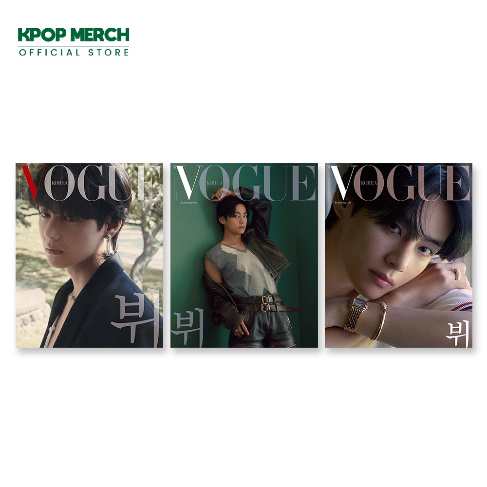 BTS V - Magazine VOGUE 2022.10 em Oferta na Shopee