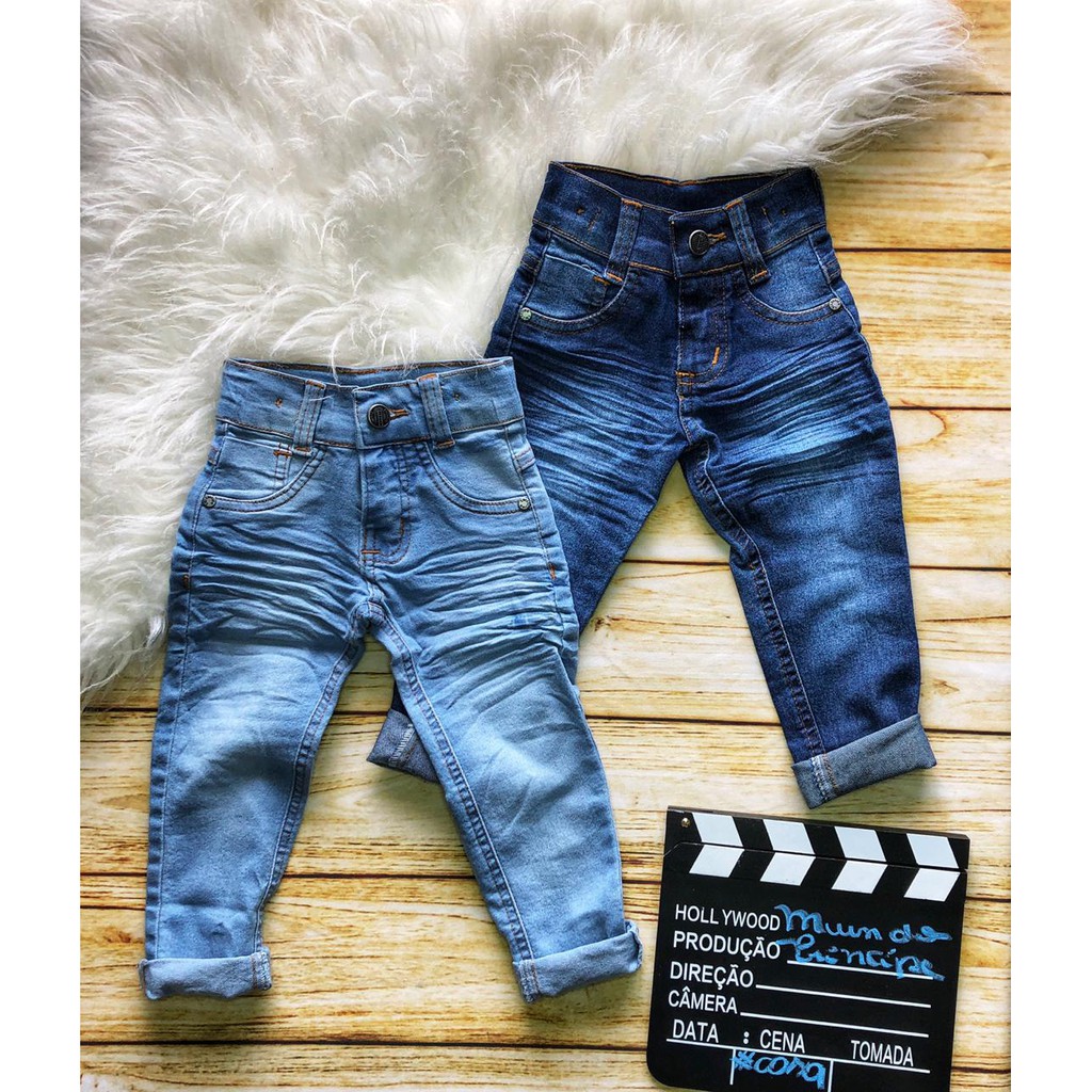 calça jeans infantil tamanho 8