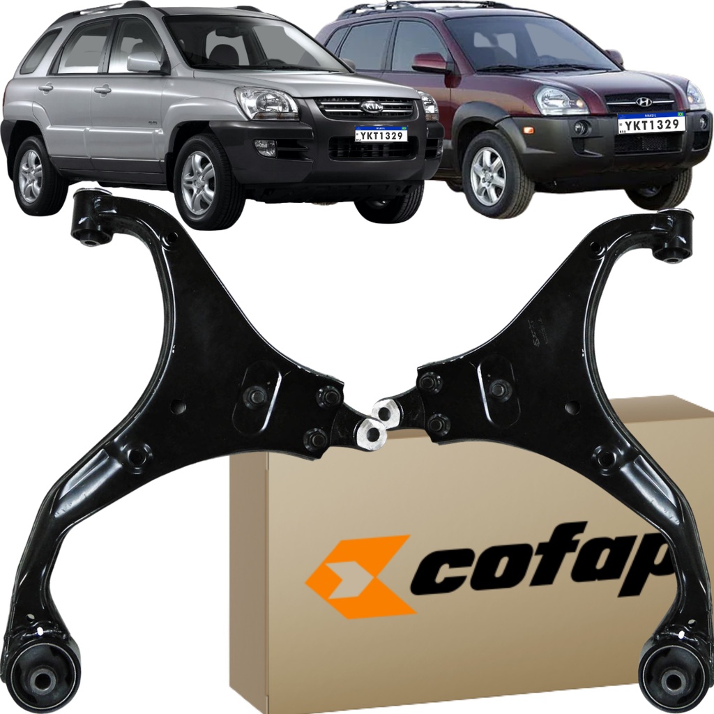 Par Bandeja Balança Dianteira Original Cofap Tucson Sportage em Oferta na Shopee