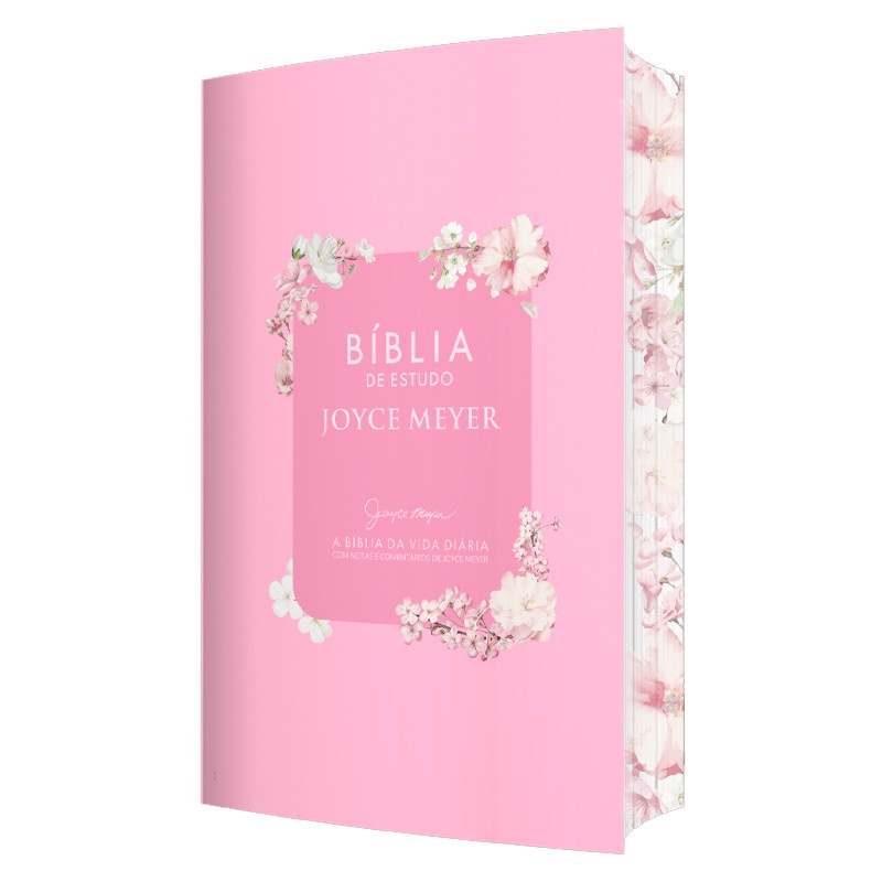 Bíblia de Estudo | Letra Média | Joyce Meyer | NVI | Floral