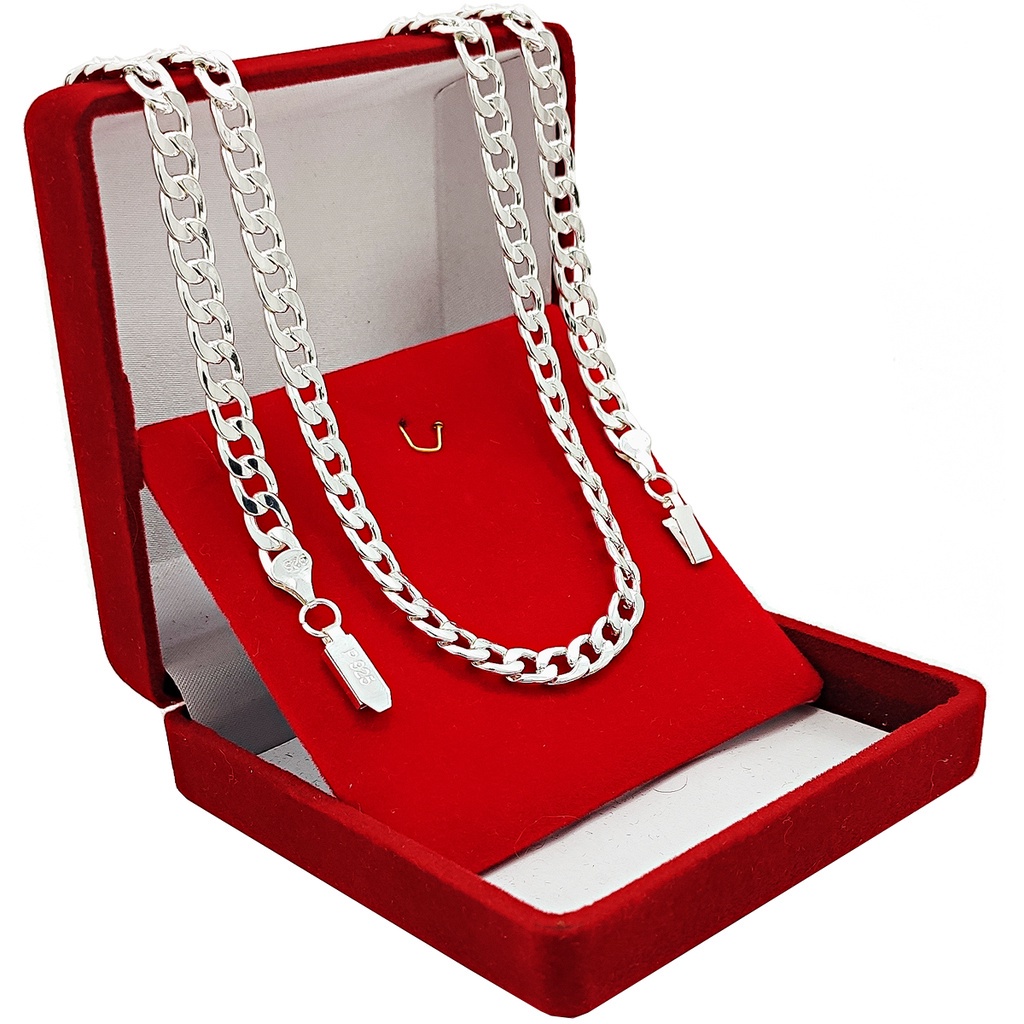 Kit Corrente Cordão de 60cm Tipo Grumet Escama Com Pulseira Grumet banhado 925 em Oferta na Shopee