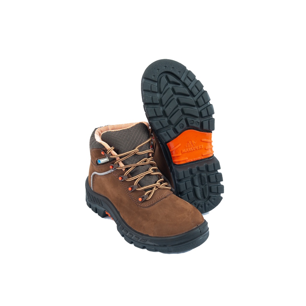 Botina Bota Marluvas 75BPR29 Linha Premiere Top Marrom Nobuck Nubuck Premium Engenheiro Engenharia Arquiteto Epi Com Ca