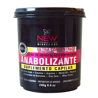New Cosméticos Anabolizante Suplemento Capilar 250g