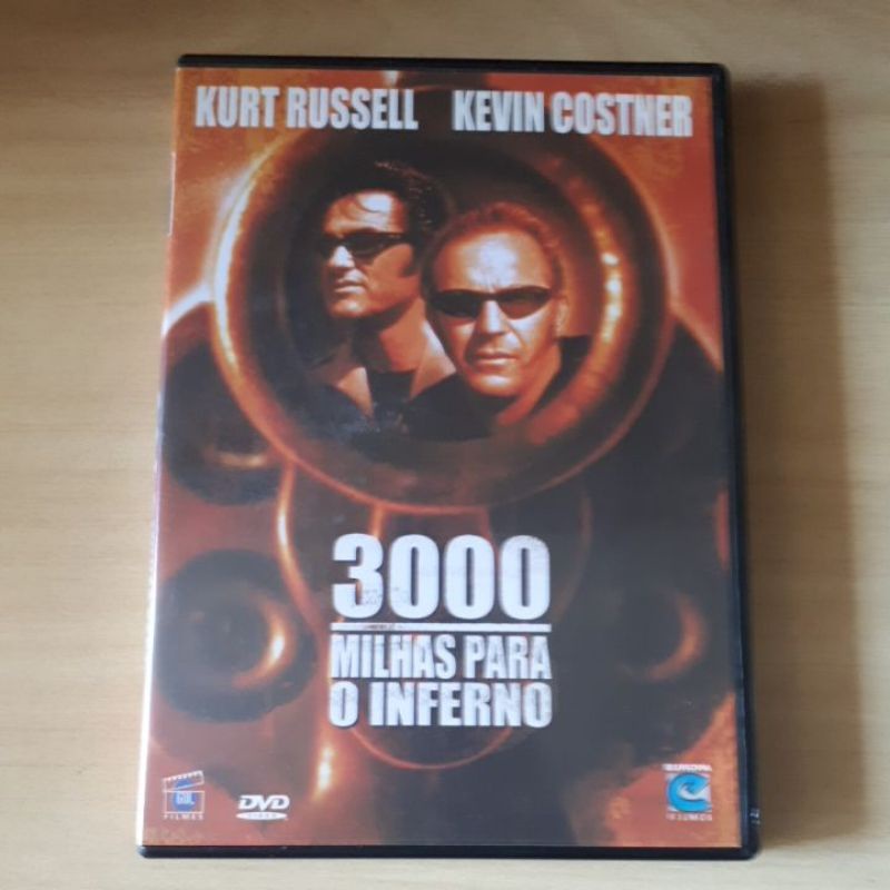 3000 milhas para o inferno - DVD original