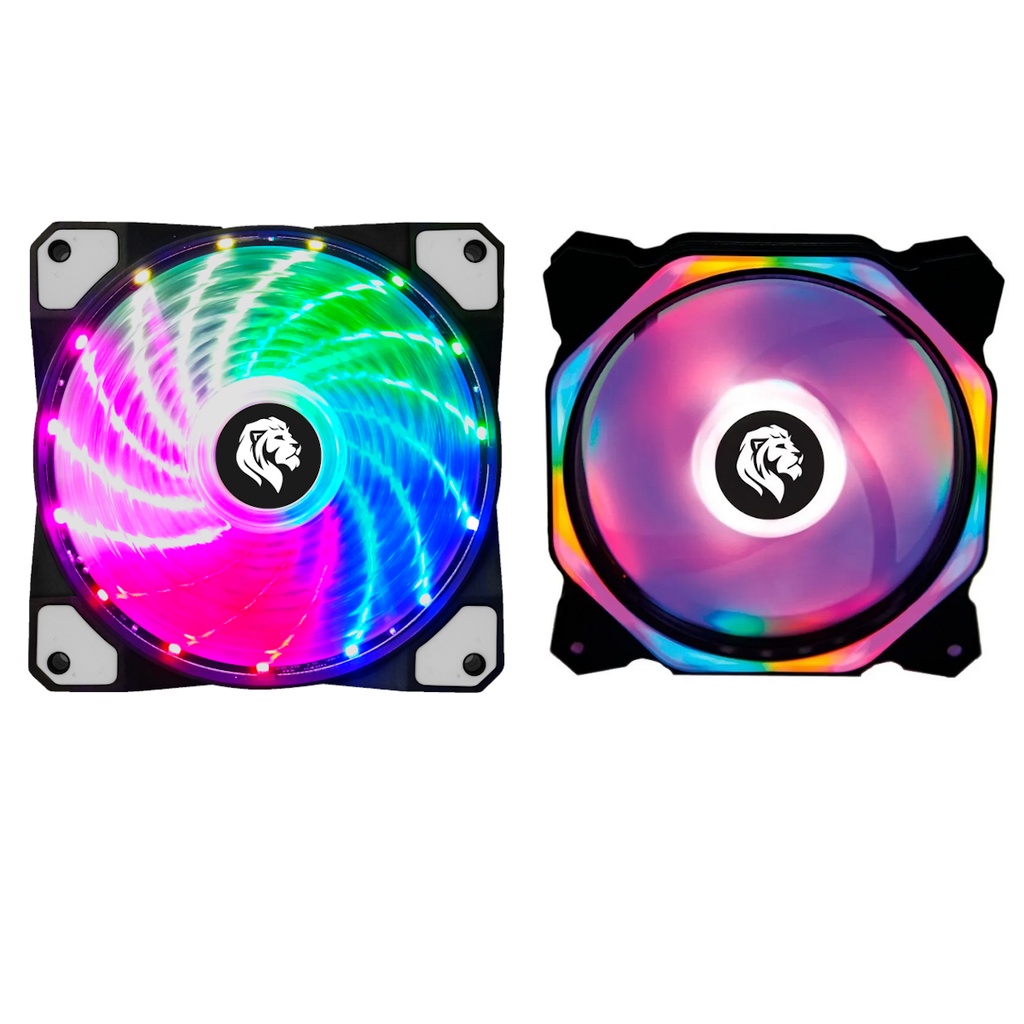 Cooler Fan Gamer Rgb 120mm Ventoinha Pc Gabinete - HAYOM