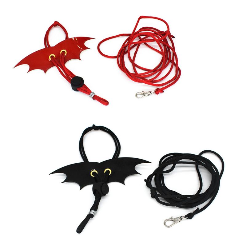Estone 1 5M Ajustável Lagarto Trela Asa Pet Tração Cinto Réptil Arnês Andando Corda Controle Chumbo Para Pequeno M