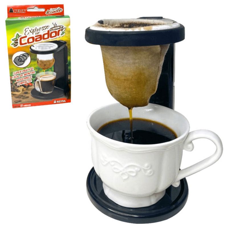 Mini Coador de café individual expresso no coador Keita | Shopee Brasil