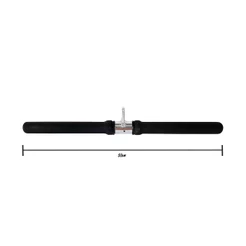 Puxador Reto 50cm Maciço Com Giro Revestido Prv205 Uplift