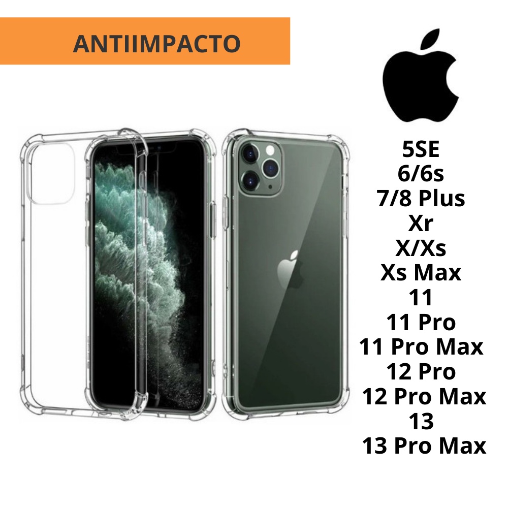 Capa Capinha Antiimpacto Silicone para iPhone