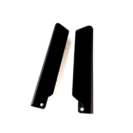 Puxador Porta Sanfonada Pvc Medabil Cor Preto (par)
