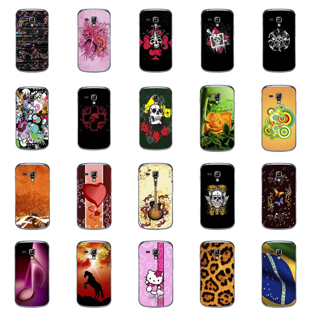 Capa Adesivo Skin006 a 628 Verso Para Samsung Galaxy S Duos 2 (gt-s7582)