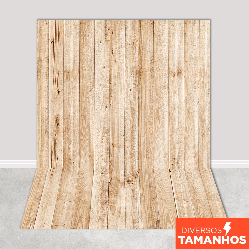 Fundo Fotográfico Textura Madeira Clara Marfim Em Tecido Sublimado Painel para Foto