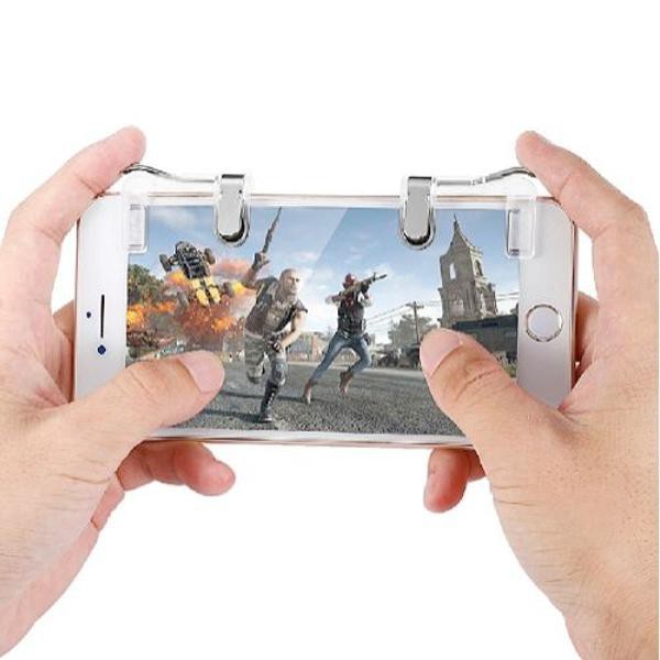 Gatilho Controlador De Jogo Free Fire Botões R1 L1 Jogo De Tiro Para Celular Par De Joystick