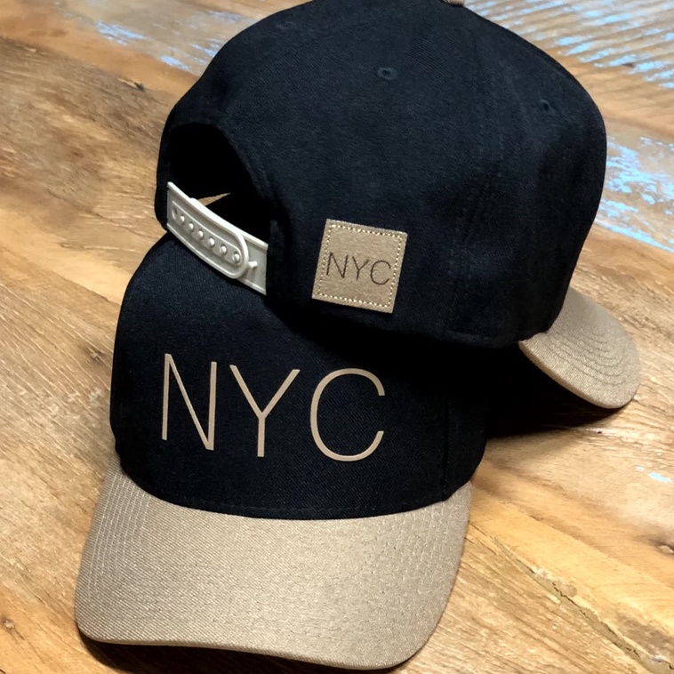 Boné NYC Anth New York City Snapback NY Sarja Premium Aba Caramelo em Oferta na Shopee