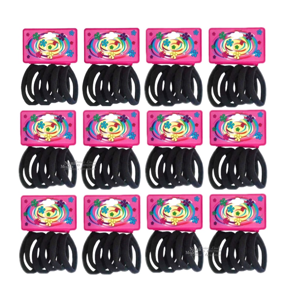 Kit 288 Elásticos de Cabelo rabicó Para Cabelo Xuxinha Elastico feminino