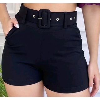 Shorts De Alfaiataria Confort Com Cinto