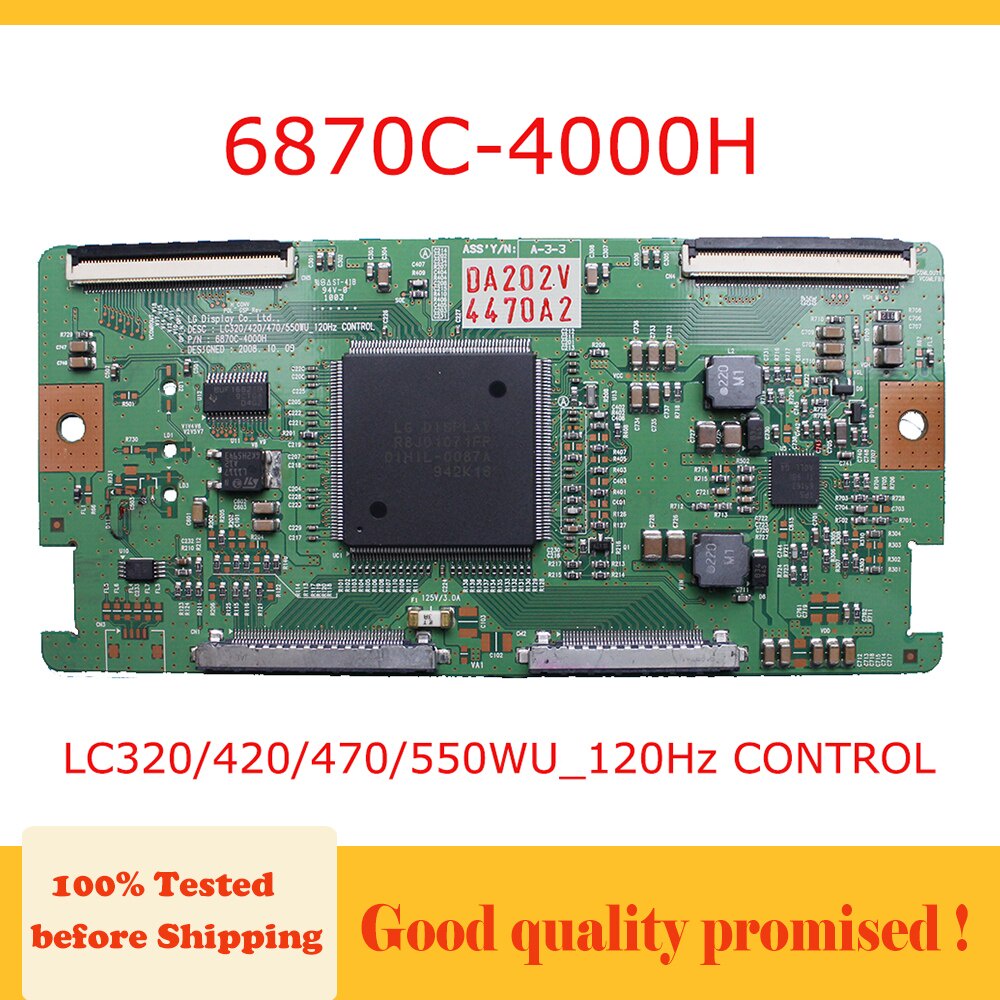 6870C-4000H LC320/420/470/550wu _ 120hz Placa Lógica De Controle VIZIO Substituição Da TV De Televisão T-CON BOARD SV320XVT