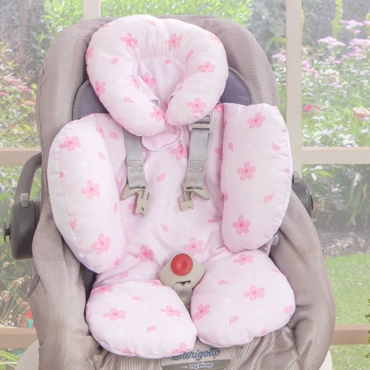 Apoio De Corpo Para Bebe Conforto 2 Peças Enxoval Menina