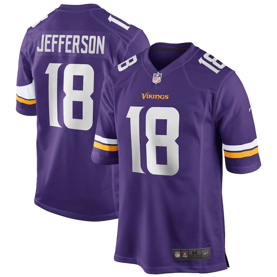 Justin Jefferson Autographed Minnesota Vikings Color Rush, 56% OFF