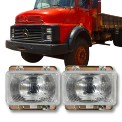 Par Farol Caminhão Mercedes Cara Preta 1113 1313 1513 Alto Baixo Mbb
