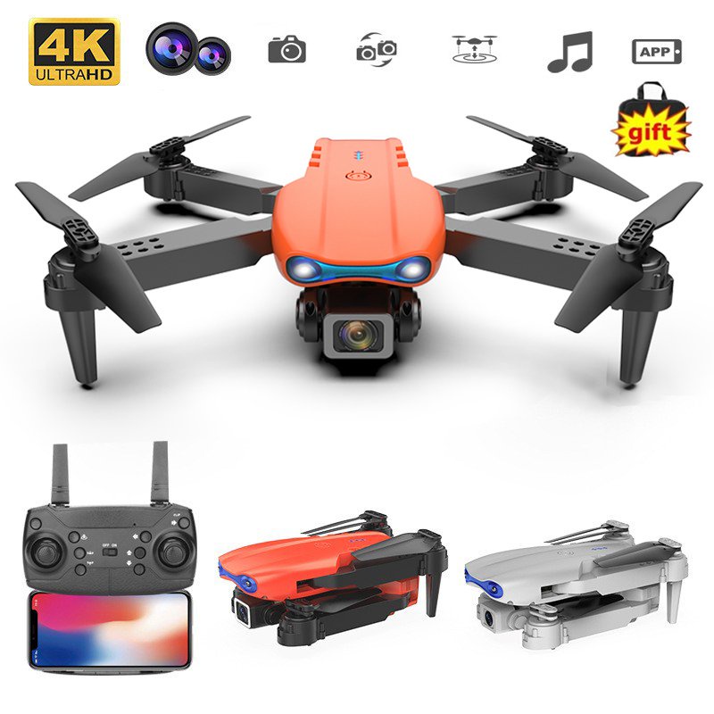 Drone E88 Pro 4k Hd Dual Camera Posicionamento 1080p Wifi Fpv Novo 2022