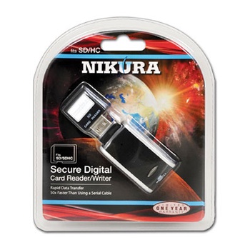 Leitor e gravador de cartão de memória SD/SDHC via USB 2.0