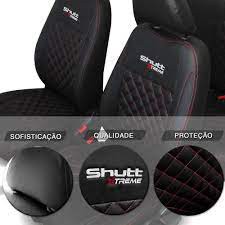 Kit capas automotivas banco couro Shutt Extreme Ford Ranger, Ford Ka, Ecosport, Focus, Fiesta, New Fiesta, Corcel, Escort