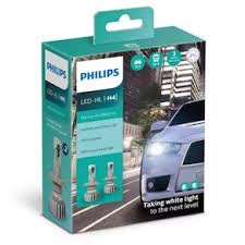 Par Lâmpada Philips Original H4 +160% Ultinon Led 6200k em Oferta na Shopee