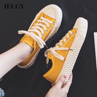 IELGY Estilo Coreano Feminino Combina Com Tudo Sapatos De Lona