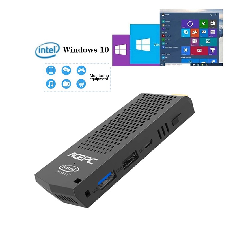 T6 MINI PC Stick PC Intel Atom Z8350 quad core 4K 1.44GHz 2G/32G 4GB
