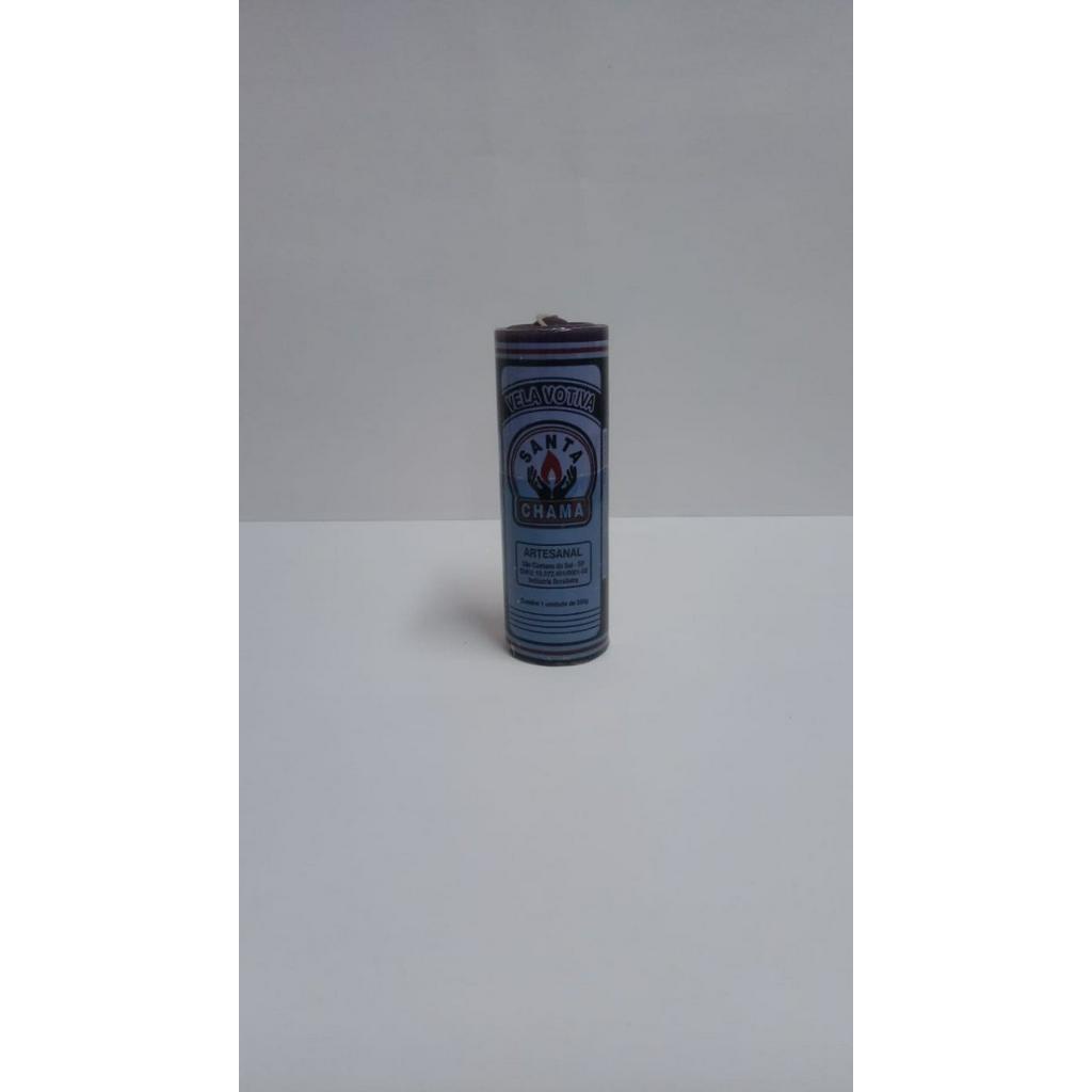 Vela De 7 Dias Roxo E Preto 260g - ZP7