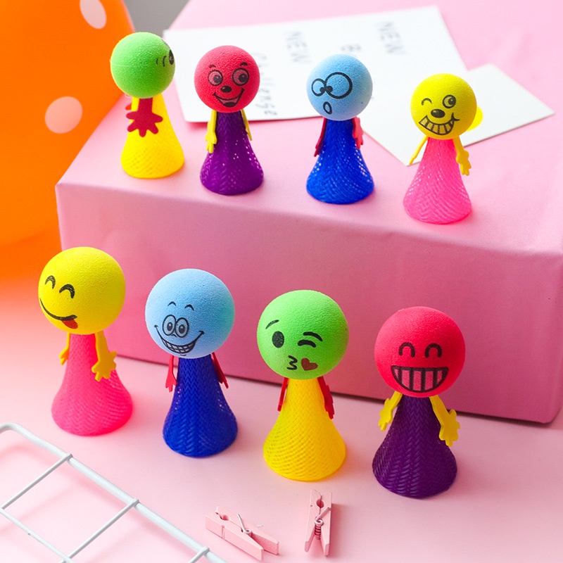 10pcs Brinquedos Infantis Pretend Play / Brinquedos / Boneco Criativo / Novidade / Salto Bounce / Elf / Pupil / Prias