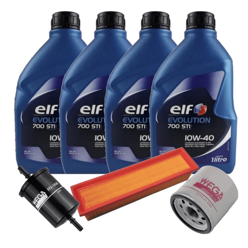 Kit Troca De Óleo Filtros Renault Clio/logan/sandero 1.0 16v