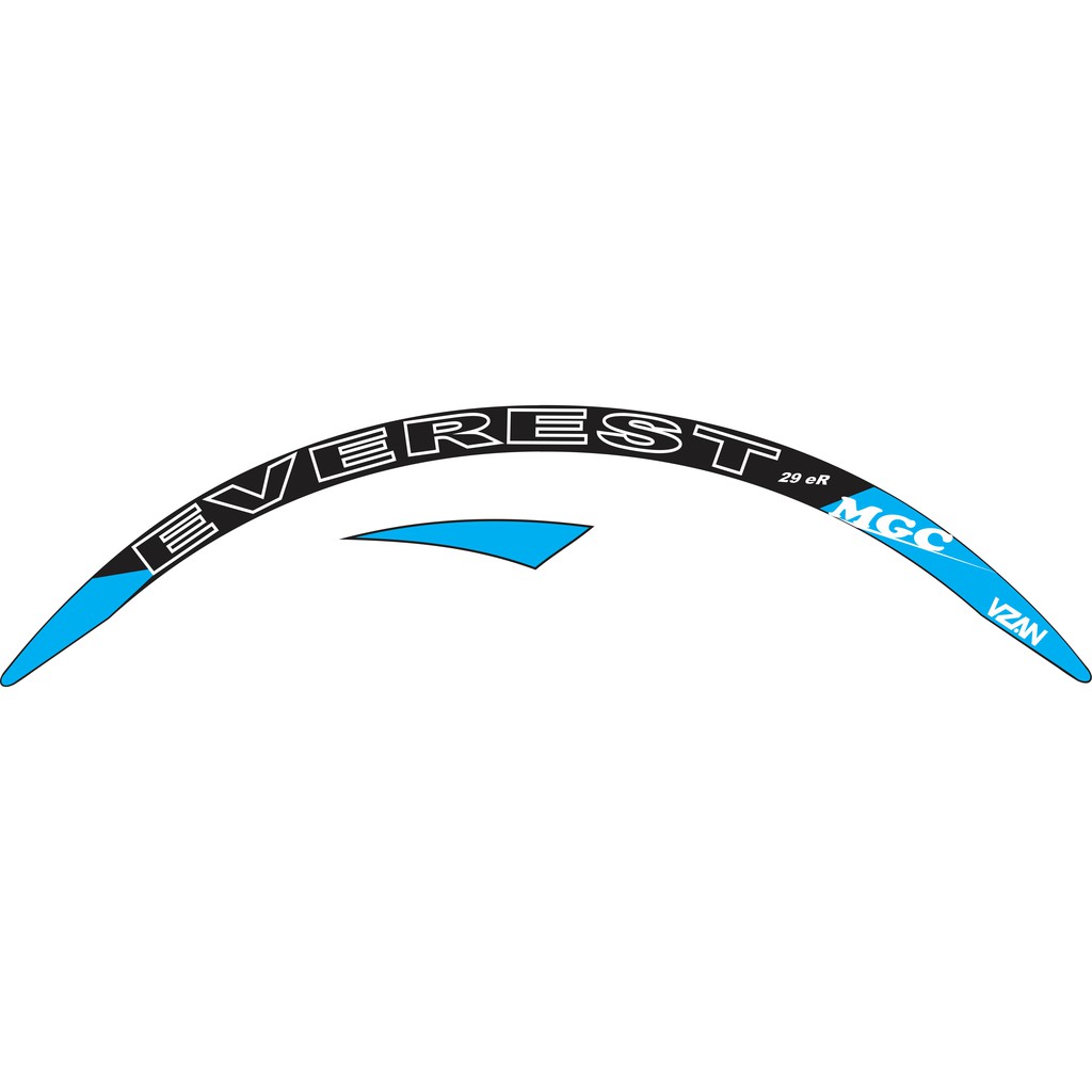 Adesivos Rodas Everest Mgc 29 Vzan contorno Bike 8und