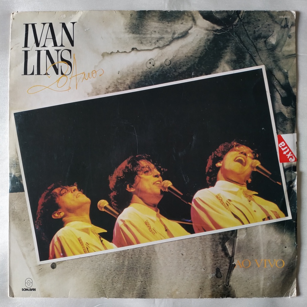 DISCO DE VINIL LP - IVAN LINS – IVAN LINS - 20 ANOS (1991)