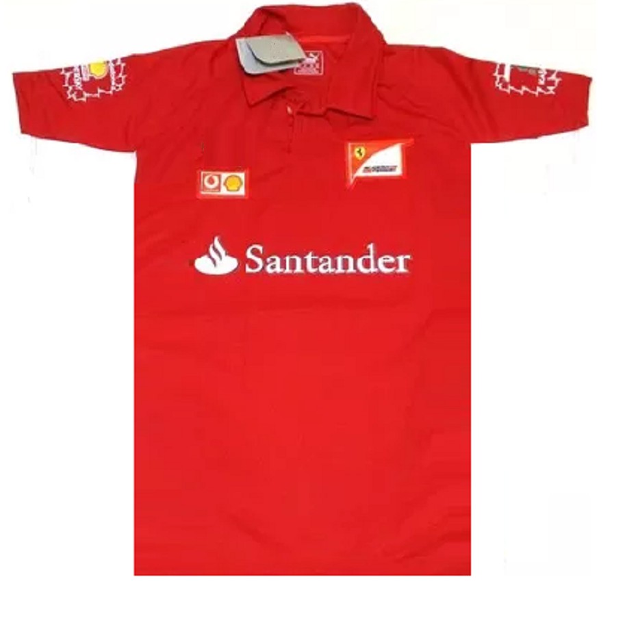 Camisa Polo Ferrari Masculina Formula 1 F1 escuderia logo bordado oferta