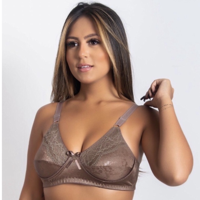 Sutiã Sustentação Reforçado Sem Bojo Renda Alça Reforçada Adulto Soutien Sutian Sutia em Oferta na Shopee