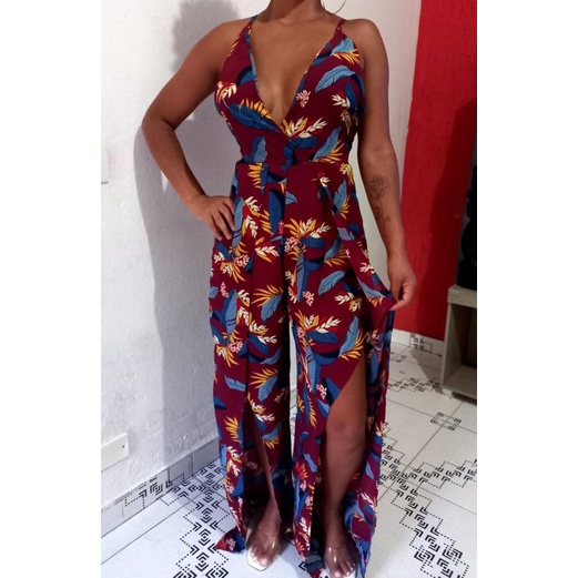 chegou chegou macacão floral e na cor preta o mais queridinho
